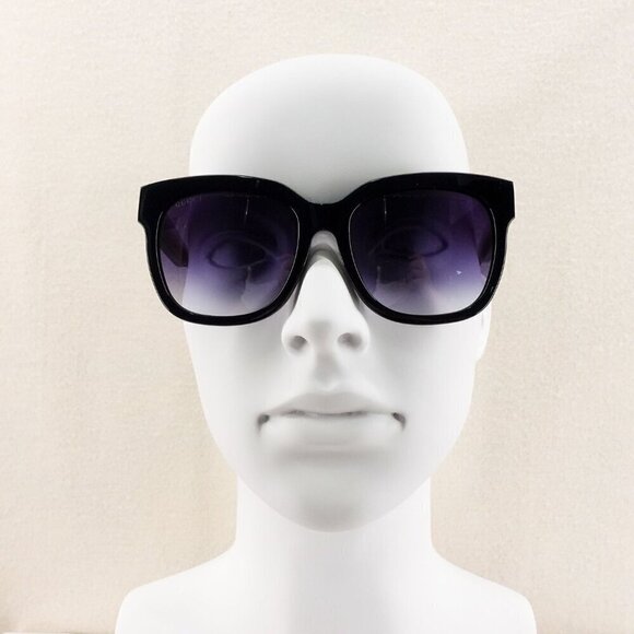 Gucci GG0034 Unisex Sunglasses Black Blue OS - Picture 9 of 15